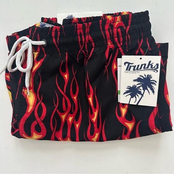 Trunks Surf & Swim Co Sano Short Flame Print Size L Men - Picture 13 of 14